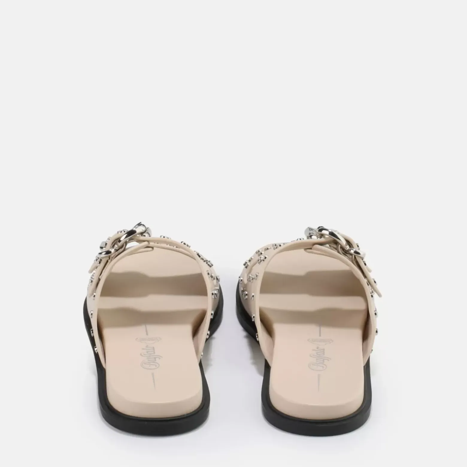 Discount BUFFALO Blake Belle Sandales Veganes Creme