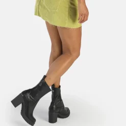 Clearance BUFFALO Bottines Oslo Sock Vegan Noir