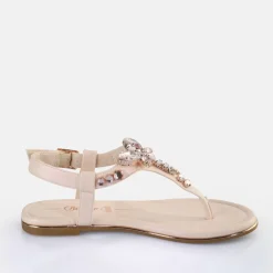 Clearance BUFFALO Capri Dragonfly Sandales Veganes Creme