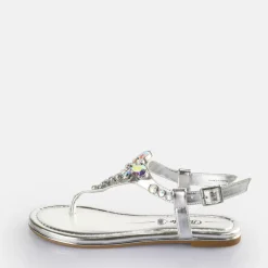 Outlet BUFFALO Capri Dragonfly Sandales Veganese Argent