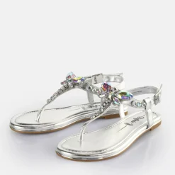 Outlet BUFFALO Capri Dragonfly Sandales Veganese Argent