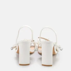 Hot BUFFALO Carla Butterfly Sandales Ivoire Blanc