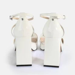 Store BUFFALO Cherry Neat Sandales A Talon Veganes Blanc