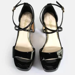 Shop BUFFALO Cherry Neat Sandales A Talon Veganes Noir