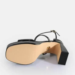 Shop BUFFALO Cherry Neat Sandales A Talon Veganes Noir