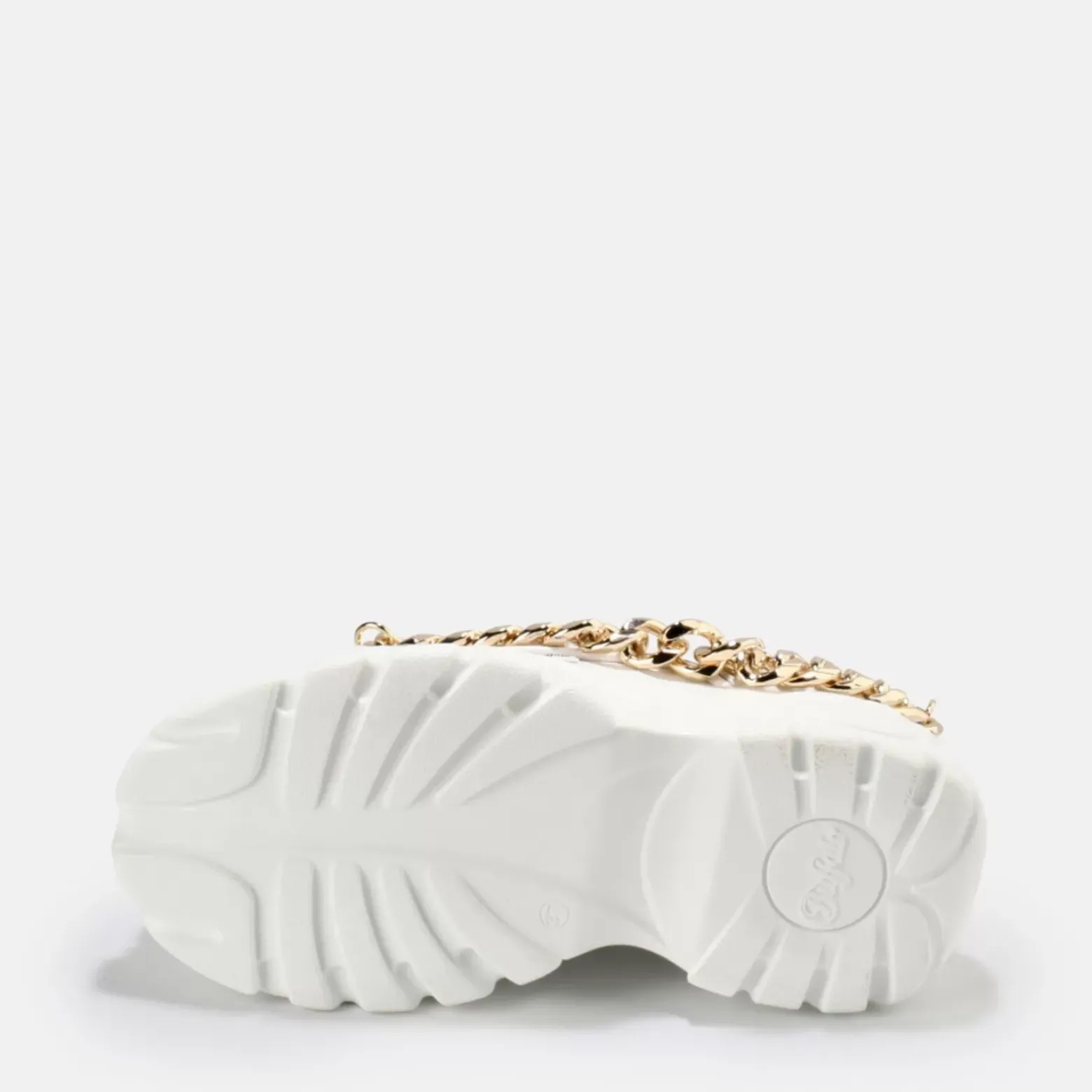 Store BUFFALO Classic Baskets Basses Cuir/Blanc Or