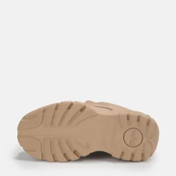 Discount BUFFALO Classic Baskets Basses Cuir Nubuck Beige