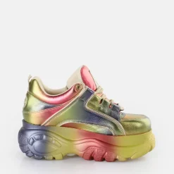 Hot BUFFALO Classic Baskets Basses Multi Metallic Argent