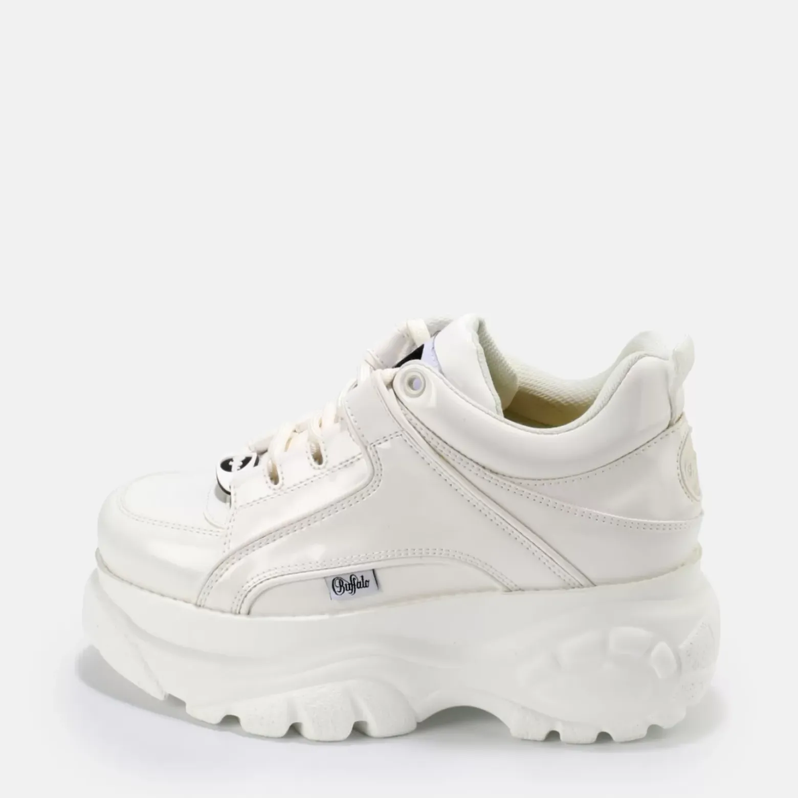 Best BUFFALO Classic Baskets Basses Vegan Blanc-Gris Blanc Casse