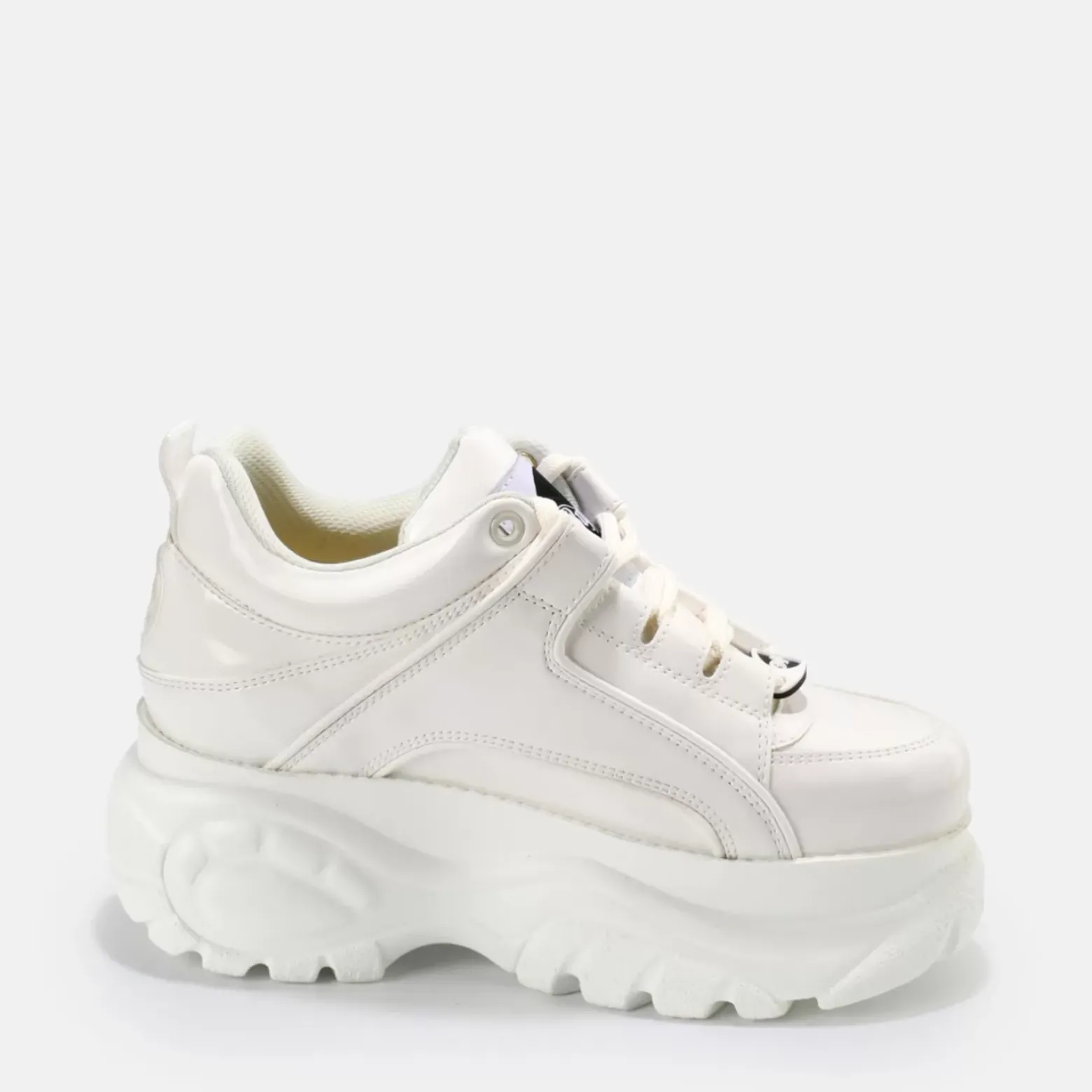 Best BUFFALO Classic Baskets Basses Vegan Blanc-Gris Blanc Casse