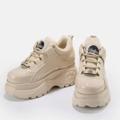 Cheap BUFFALO Classic Baskets Basses Vegan Creme