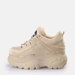 Cheap BUFFALO Classic Baskets Basses Vegan Beige