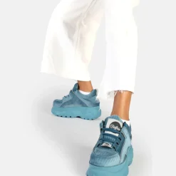 Online BUFFALO Classic Baskets Basses Vegan Petrole Bleu Petrole