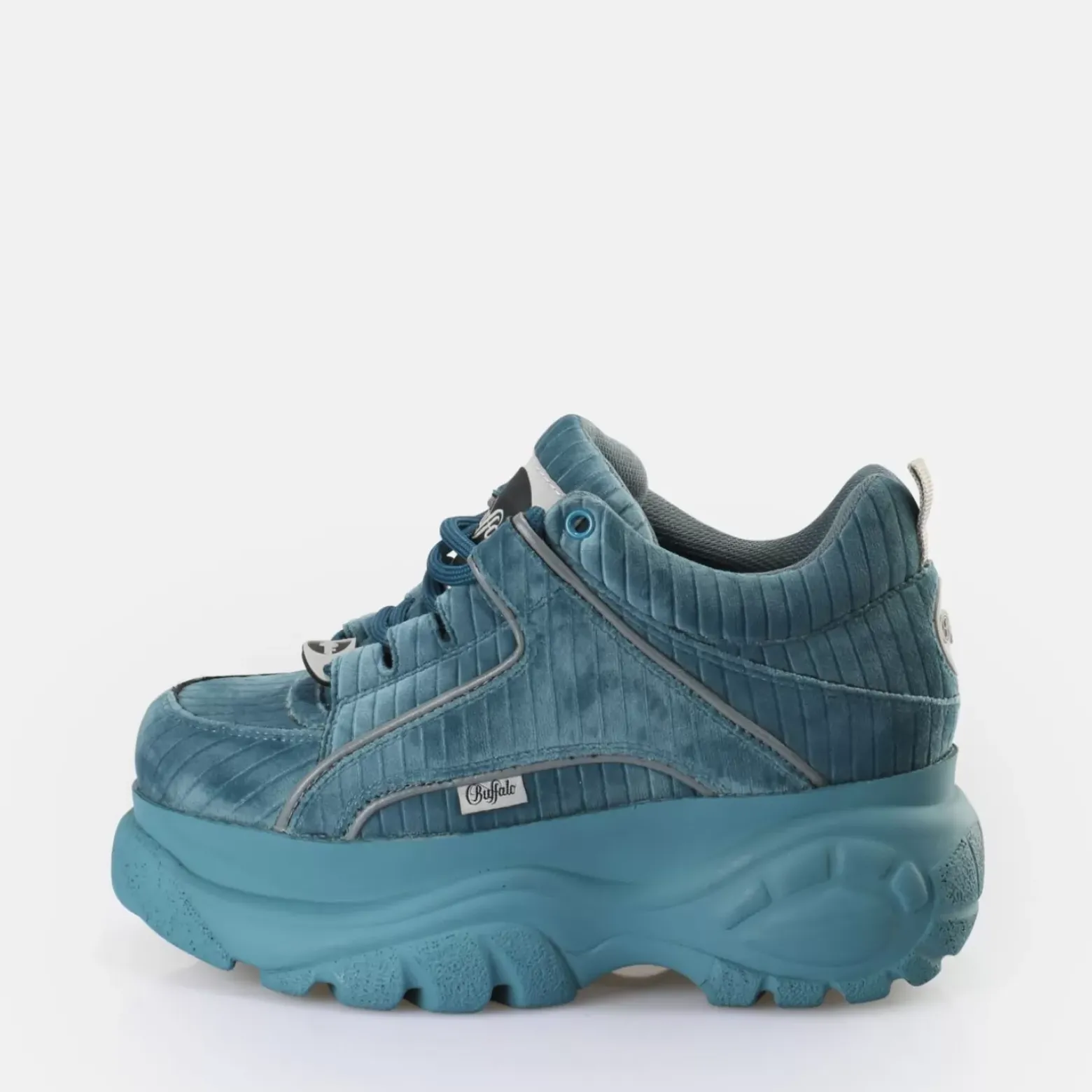 Online BUFFALO Classic Baskets Basses Vegan Petrole Bleu Petrole