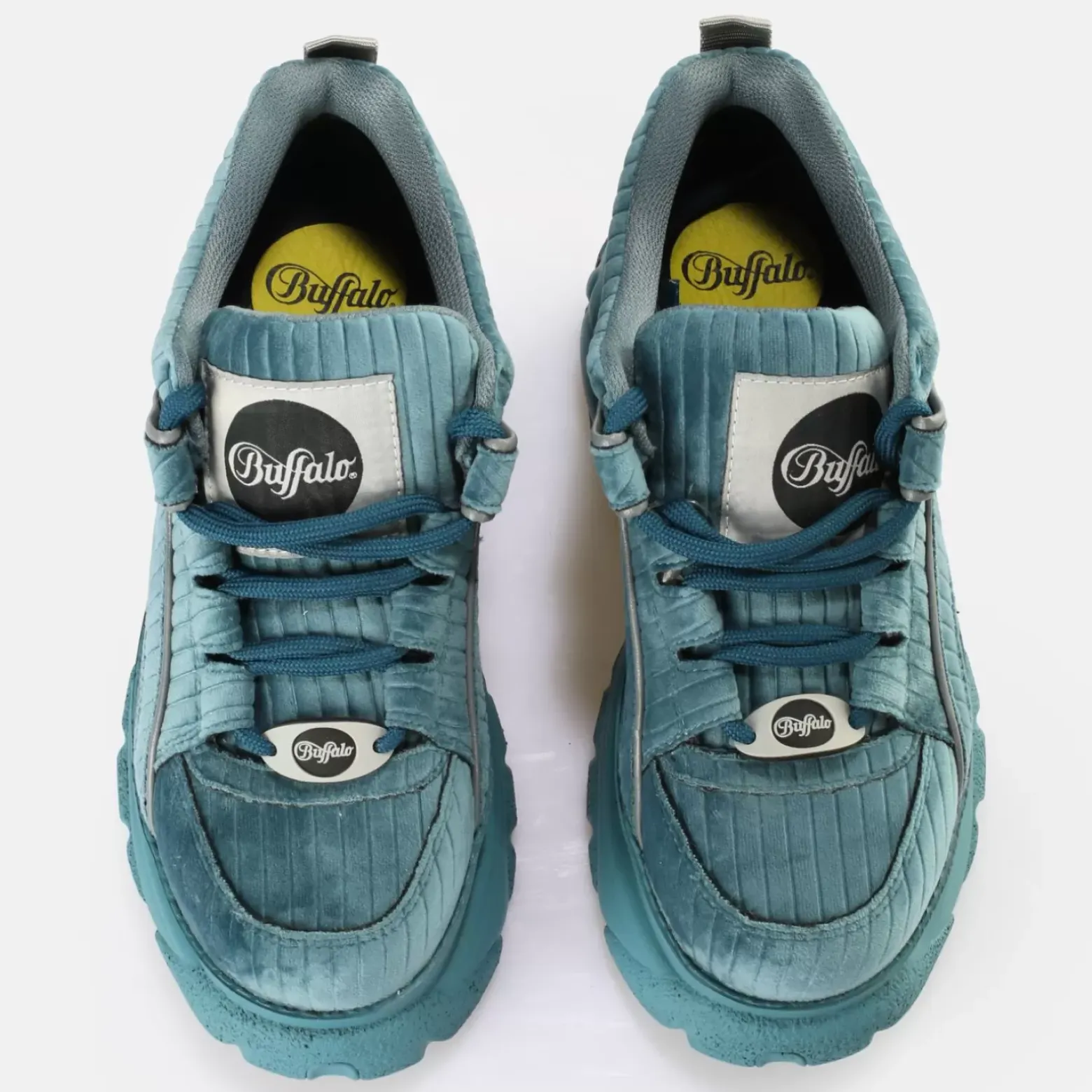 Online BUFFALO Classic Baskets Basses Vegan Petrole Bleu Petrole