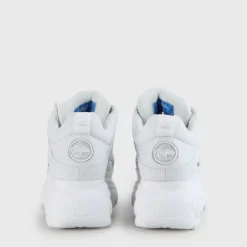 Hot BUFFALO Classic Baskets Cuir Nubuck Veau Blanc Blanc Casse