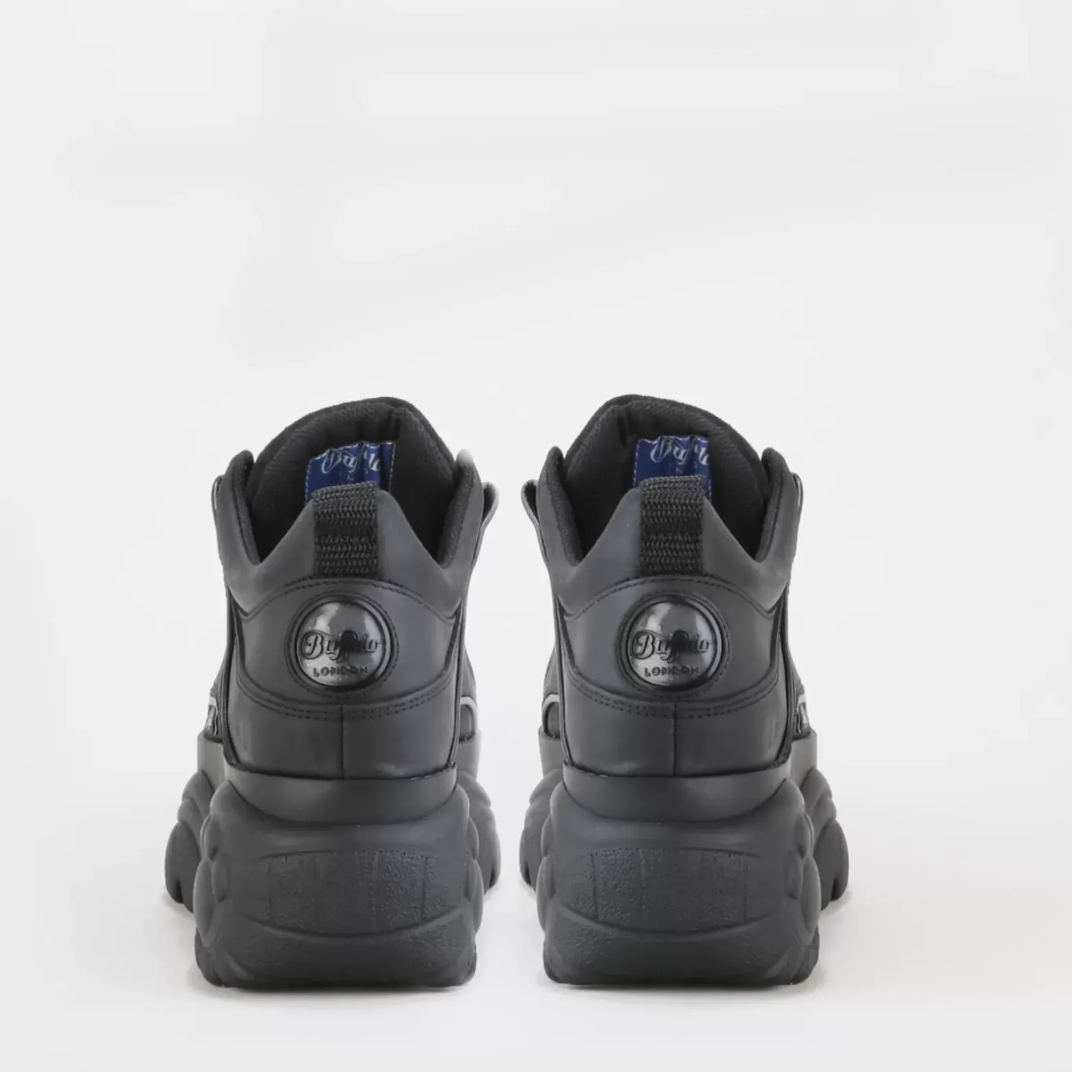 New BUFFALO Classic Baskets Hommes Cuir Noir