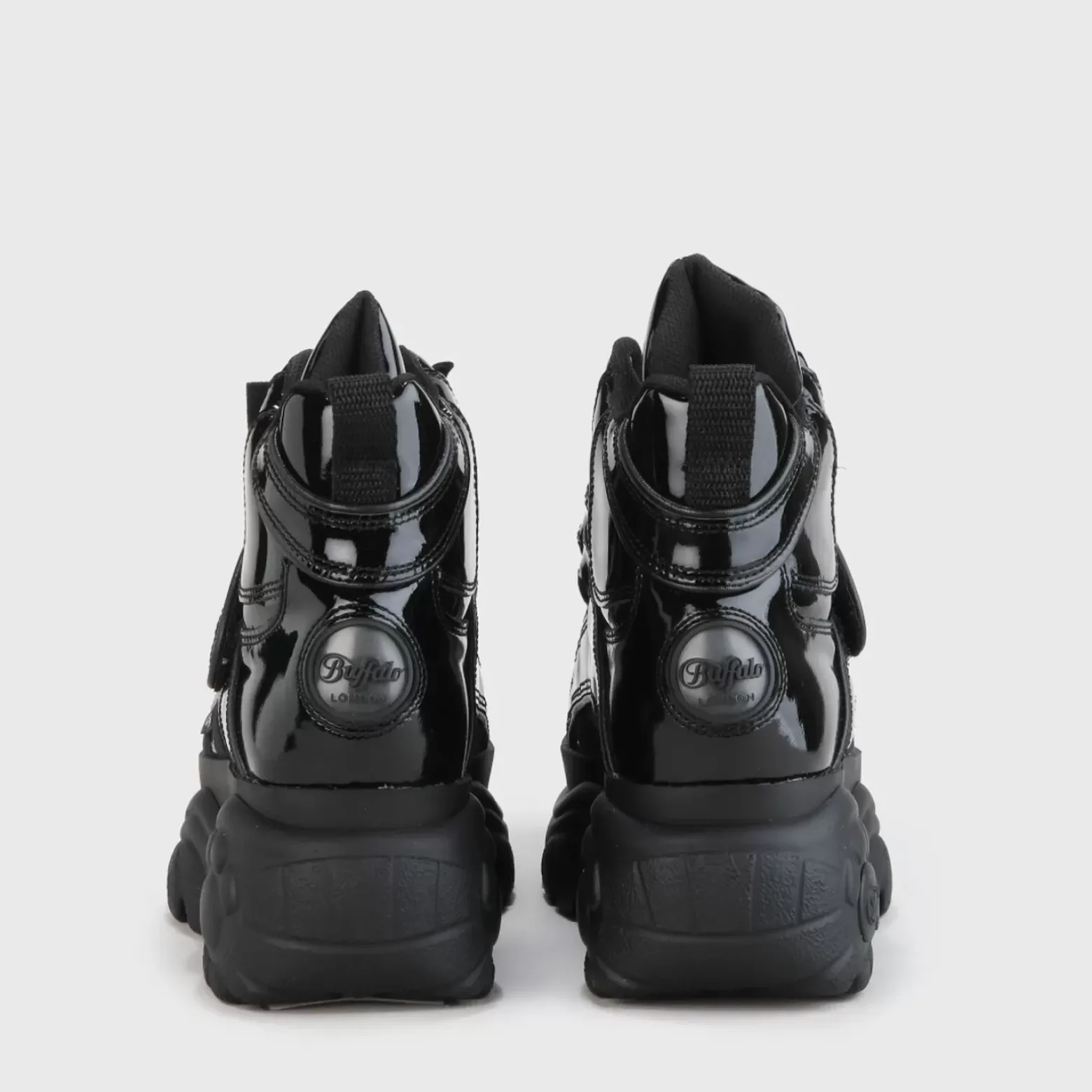 Online BUFFALO Classic High Leather Black Noir