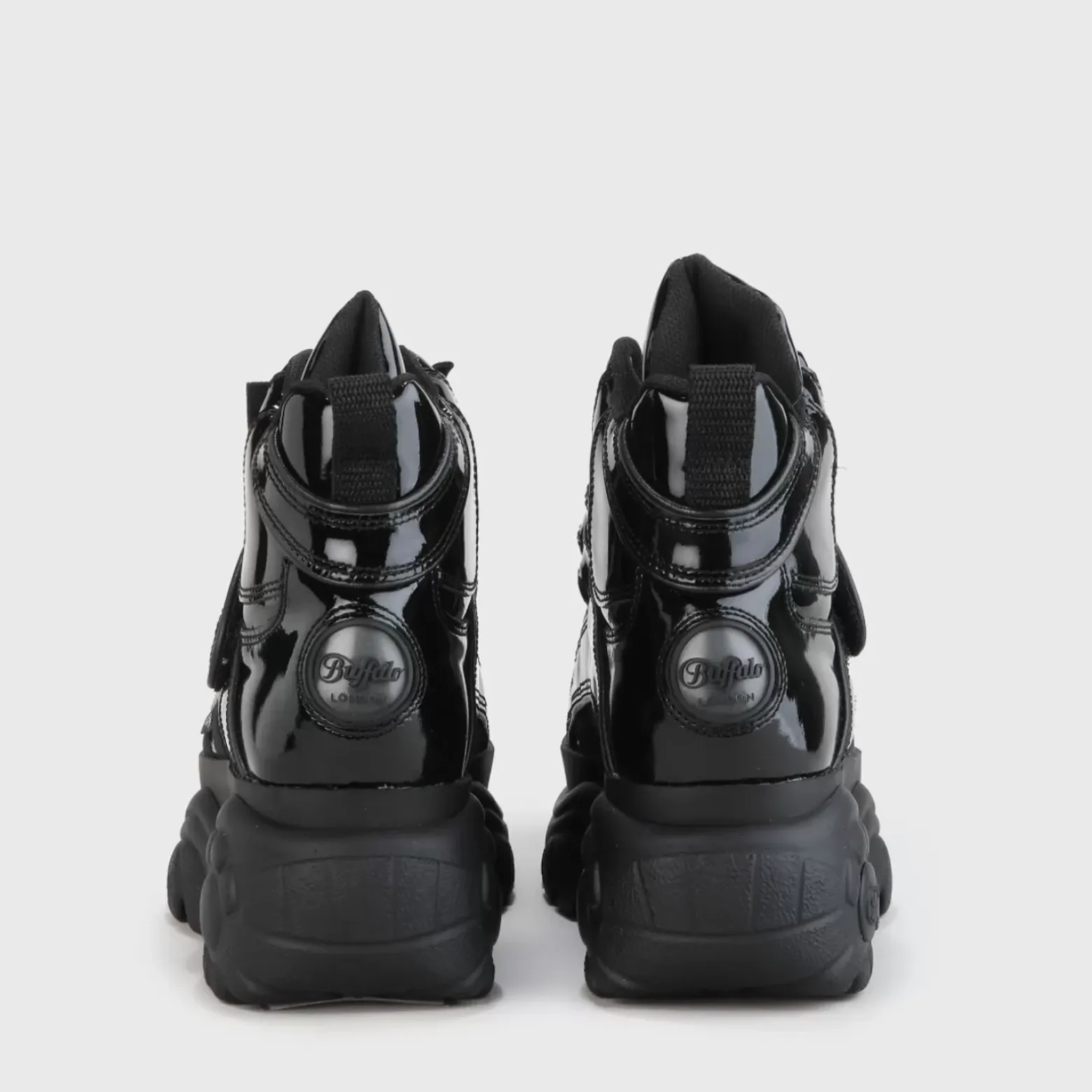 Hot BUFFALO Classic High Men Leather Black Noir