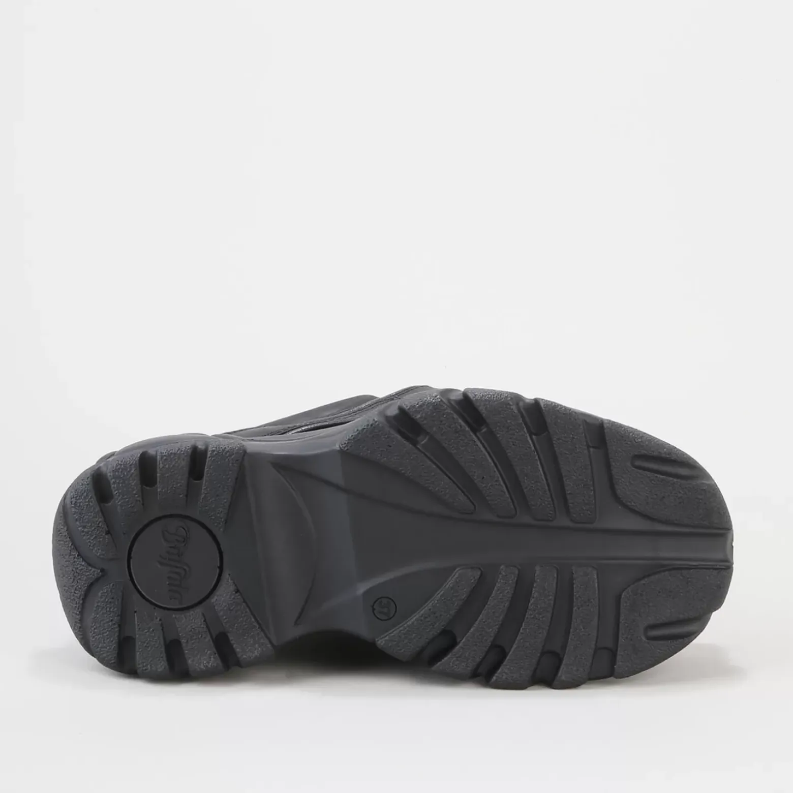 Hot BUFFALO Classic High Men Leather Black Noir