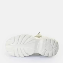 Fashion BUFFALO Classic Snd Sandales A Plateforme Blanc