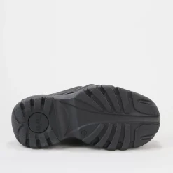 Best Sale BUFFALO Classic Sneaker High Cuir Noir