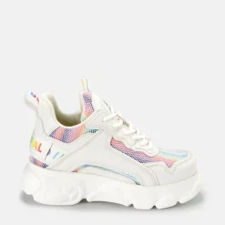 Clearance BUFFALO Cld Chai Basket Basse Vegane/Arc-En-Ciel Blanc