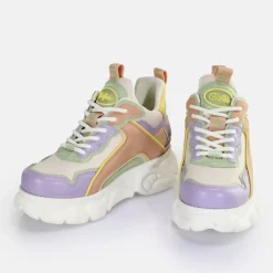 Outlet BUFFALO Cld Chai Baskets Basses Vegan Violet/ Menthe