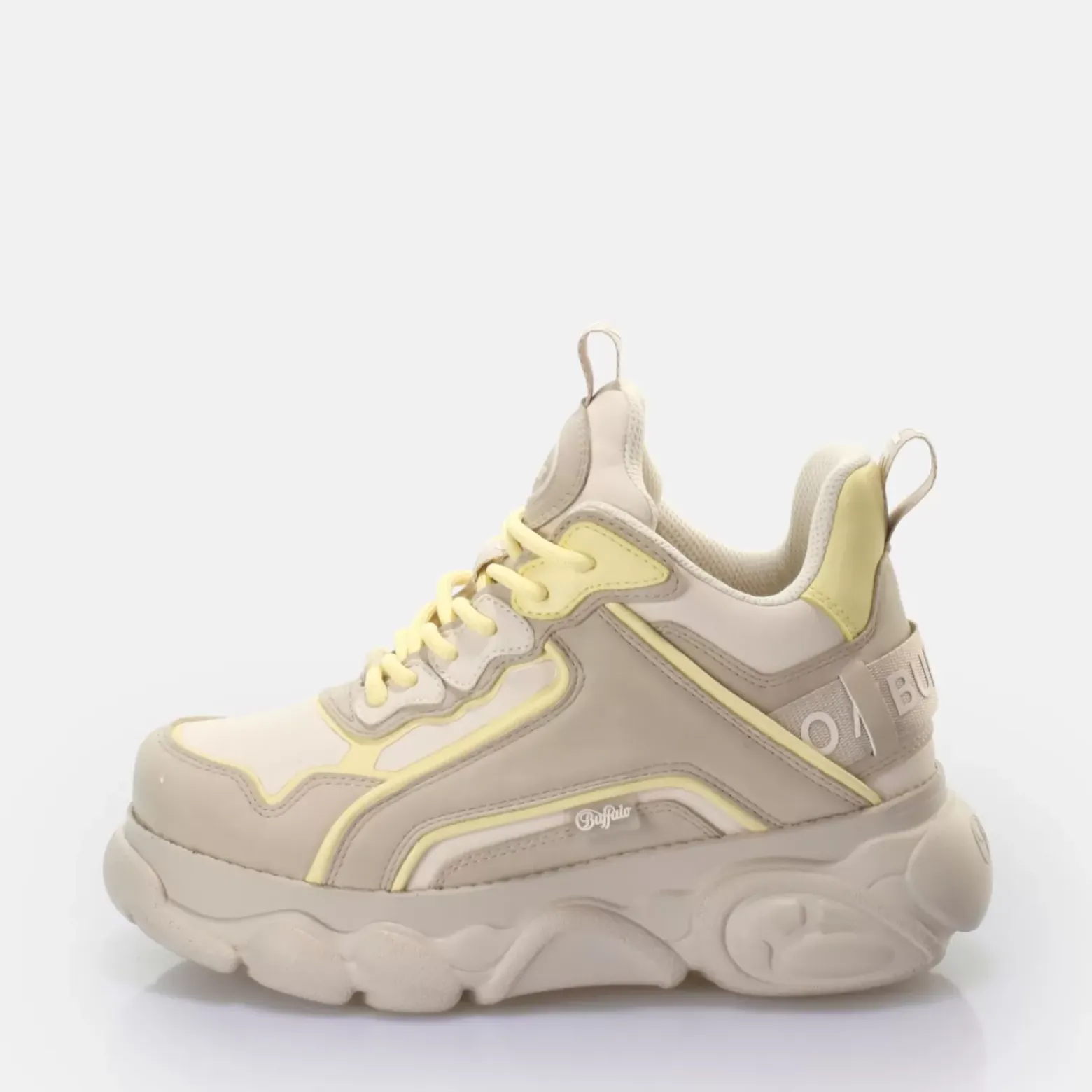 Flash Sale BUFFALO Cld Chai Baskets Basses Vegan/Jaune Creme