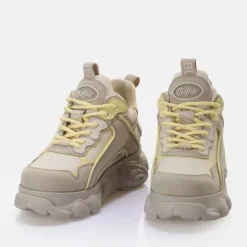 Flash Sale BUFFALO Cld Chai Baskets Basses Vegan/Jaune Creme