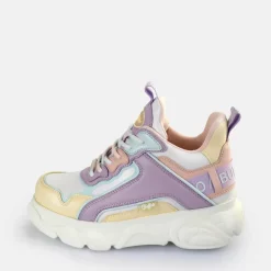 Best Sale BUFFALO Cld Chai Baskets Basses Veganes Blanc Casse/Vanille/Violet Blanc-Mauve