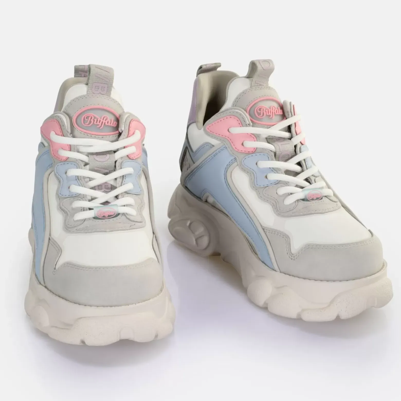 Clearance BUFFALO Cld Chai Baskets Basses Vegan Bleu/Gris Blau