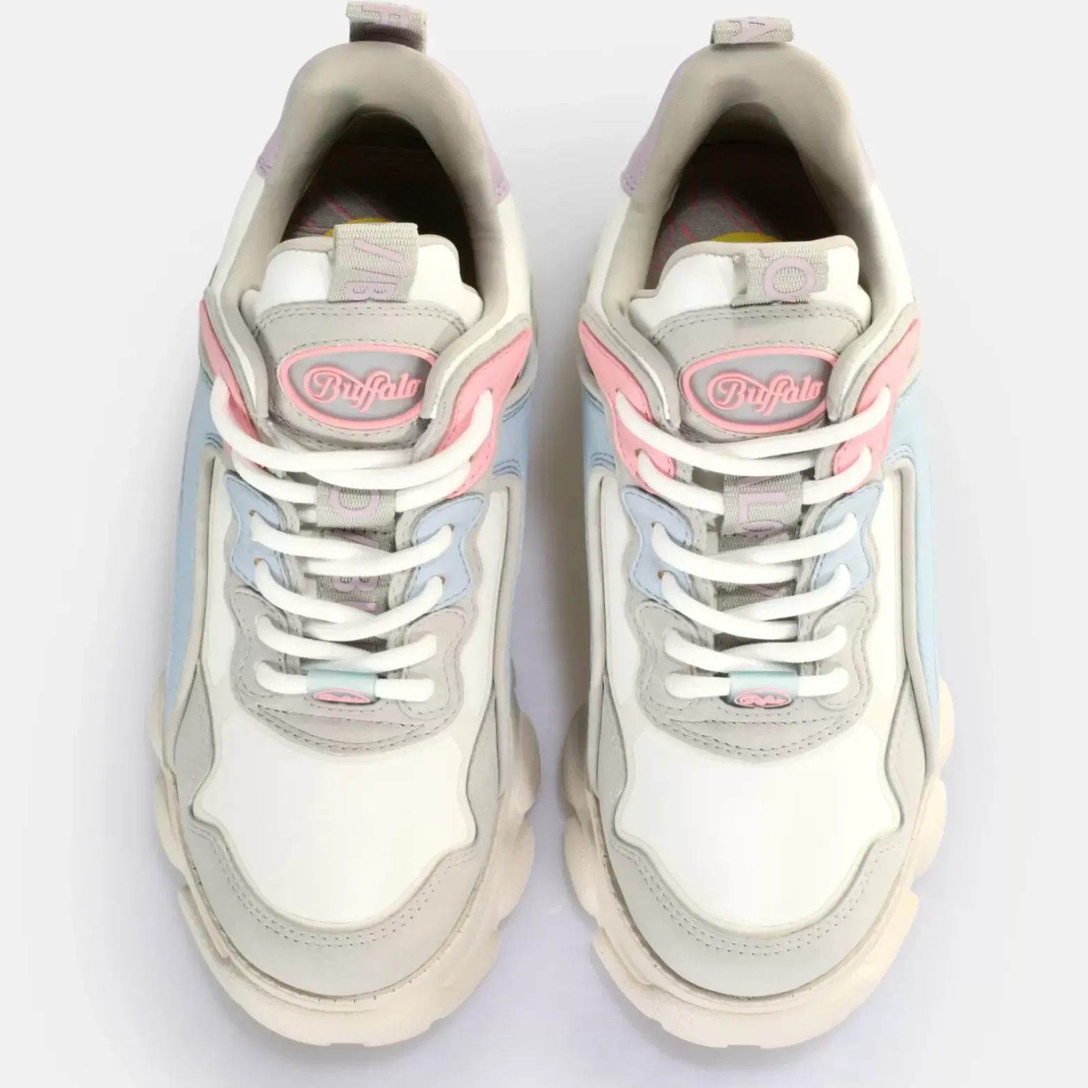 Clearance BUFFALO Cld Chai Baskets Basses Vegan Bleu/Gris Blau