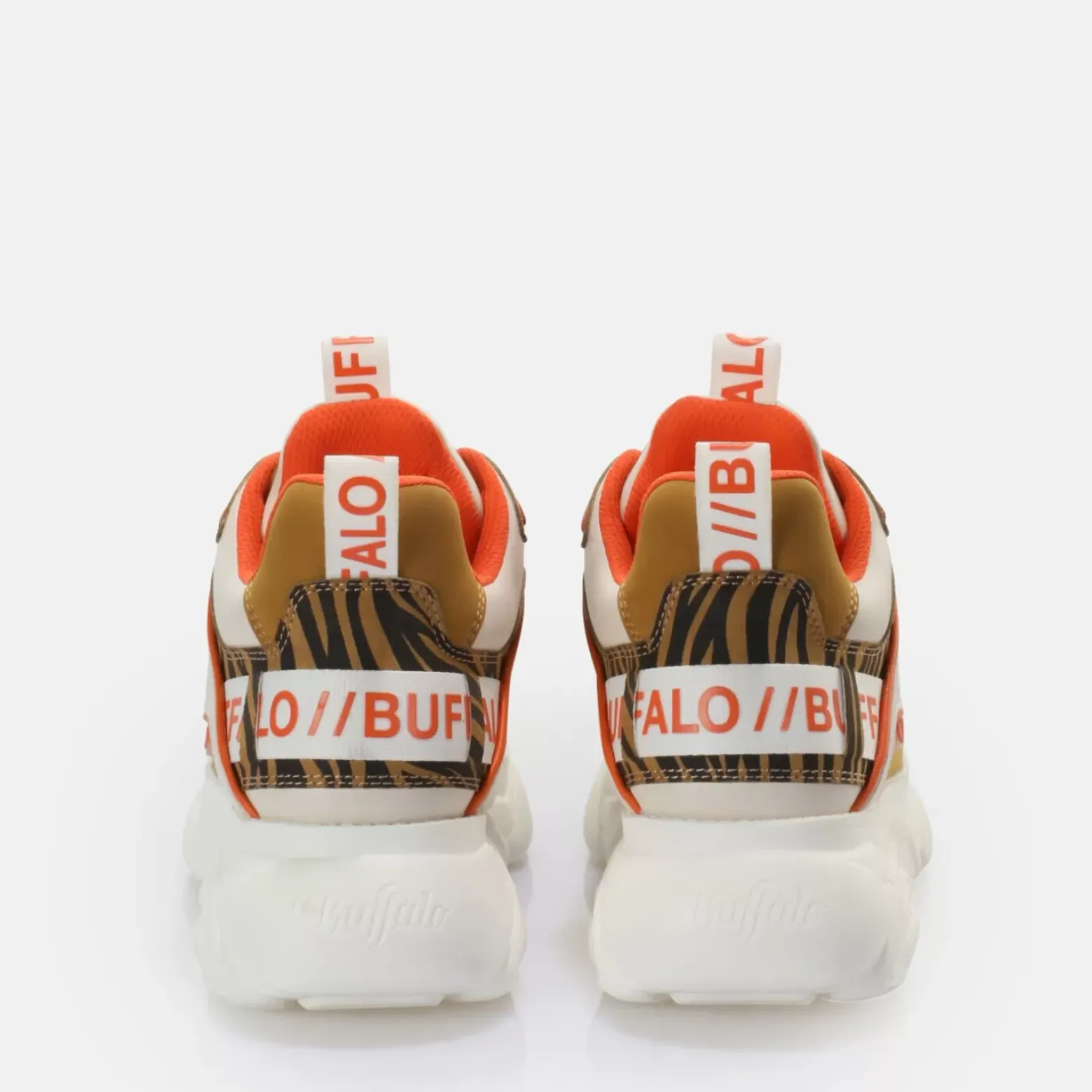 New BUFFALO Cld Chai Baskets Basses Vegan Tiger Orange