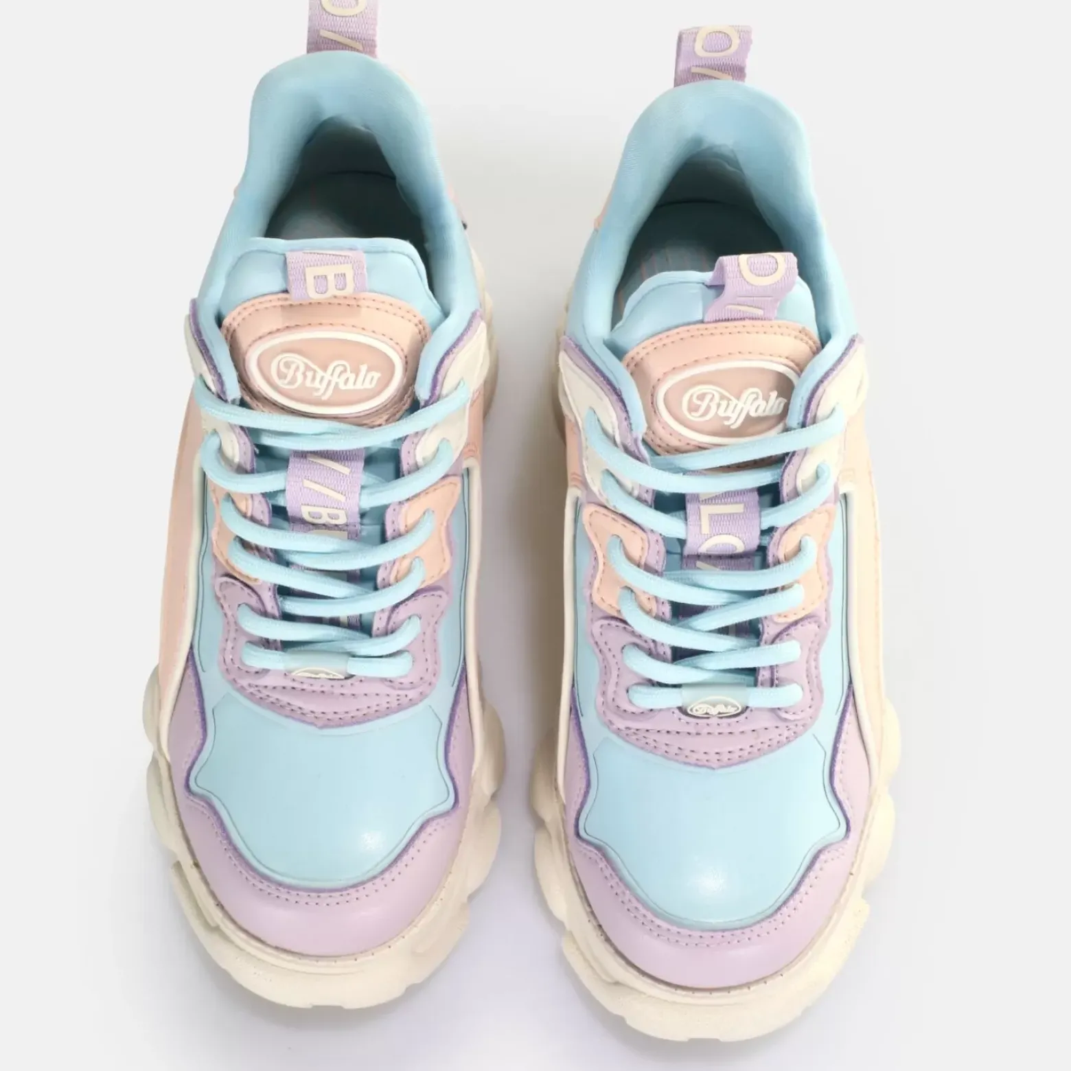 Online BUFFALO Cld Chai Baskets Basses Vegan Violet/Bleu Clair Bleu/Violet