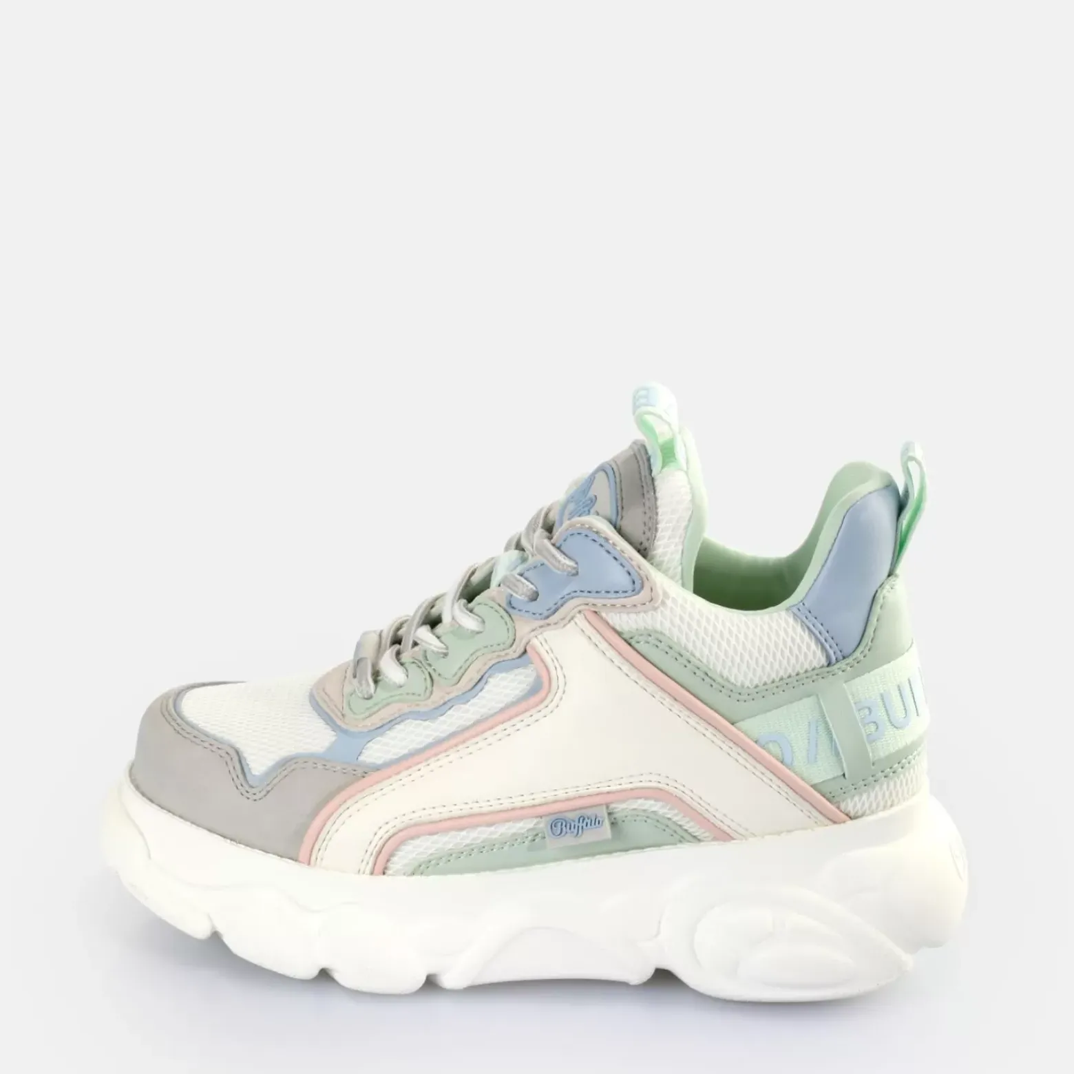 Clearance BUFFALO Cld Chai Baskets Basses Veganes Pastel Multicolore Gris