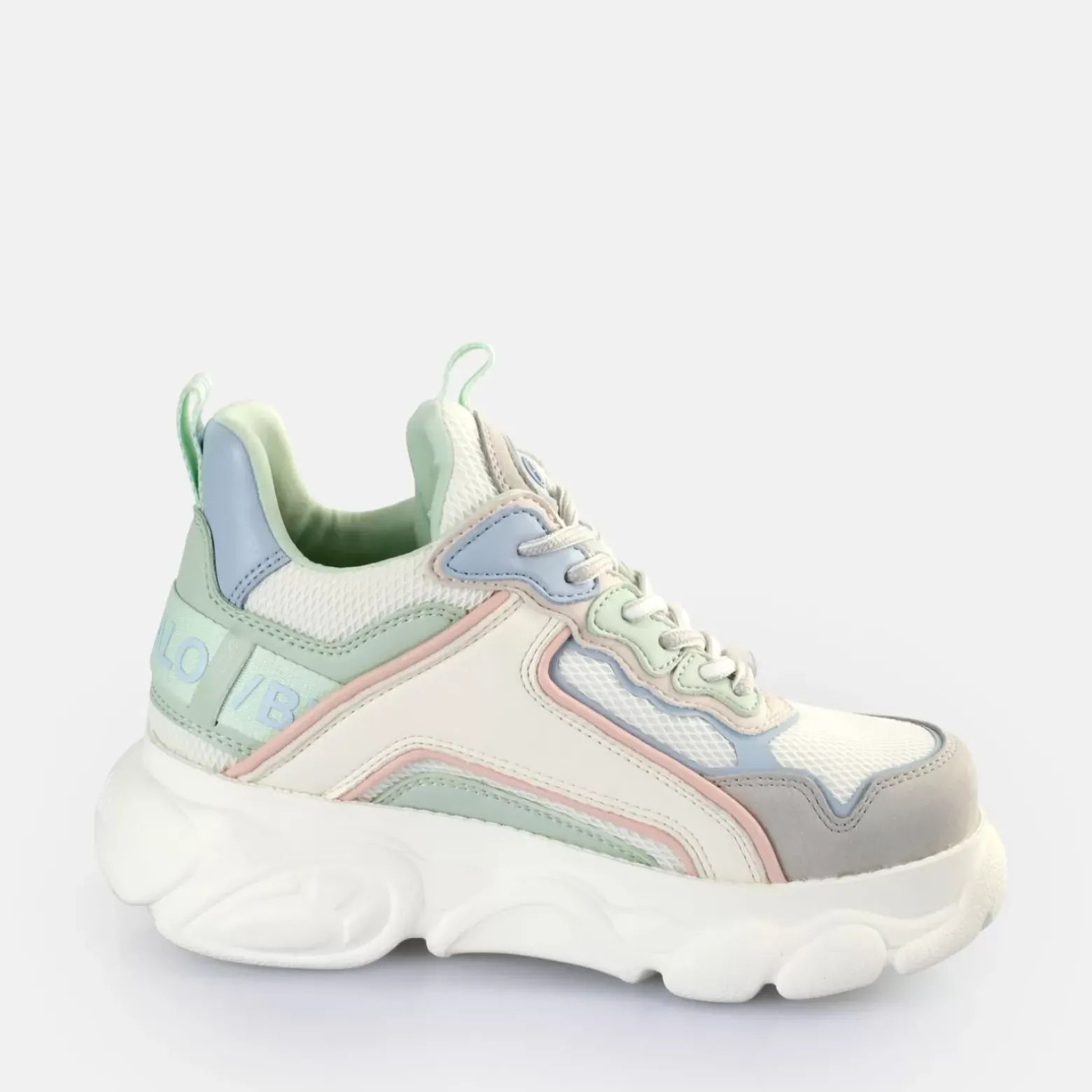 Clearance BUFFALO Cld Chai Baskets Basses Veganes Pastel Multicolore Gris