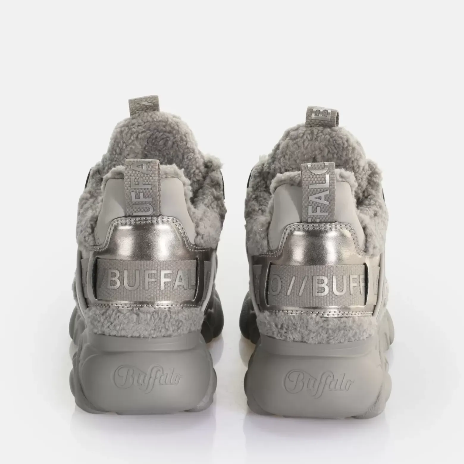 Online BUFFALO Cld Chai Warm Baskets Basses Vegan Argent/Bleu Gris