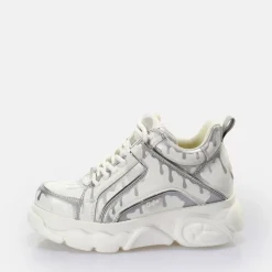 Store BUFFALO Cld Corin Baskets Basses Vegan Blanc/ Argent