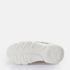 Store BUFFALO Cld Corin Baskets Basses Vegan Blanc/ Argent