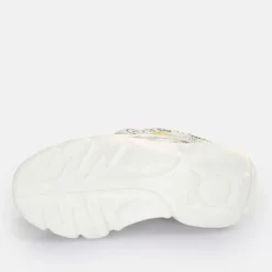 Fashion BUFFALO Cld Corin Baskets Basses Vegan Graffiti Blanc Weis/Graffiti