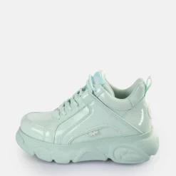 Sale BUFFALO Cld Corin Baskets Basses Veganes Vert Menthe