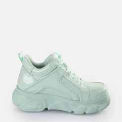 Sale BUFFALO Cld Corin Baskets Basses Veganes Vert Menthe