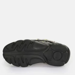 Best Sale BUFFALO Cld Corin Baskets Basses Vegan Graffiti Noir Graffiti Black/White