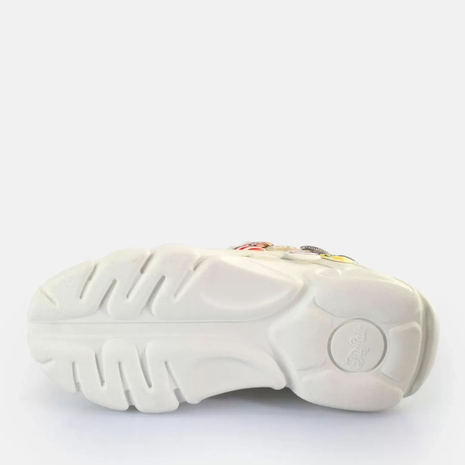 Sale BUFFALO Cld Corin Button Baskets Basses Veganes Blanc