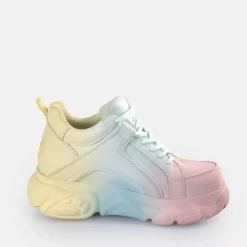 Outlet BUFFALO Cld Corin Gradient Baskets Basses Veganes Melange Pastel Pastell Multi