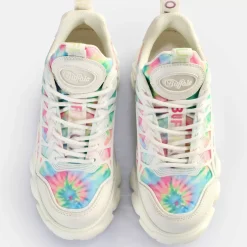 Hot BUFFALO Cld Flow Baskets Basses Veganes-Multicolore Blanc