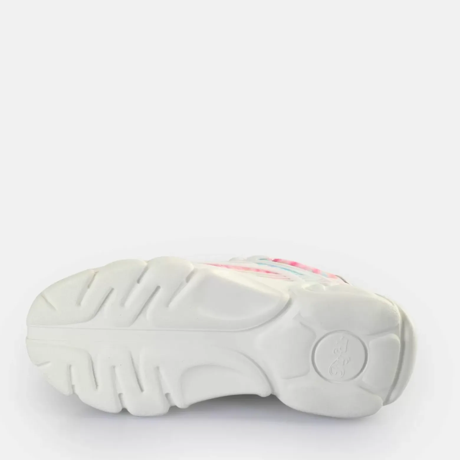 Hot BUFFALO Cld Flow Baskets Basses Veganes-Multicolore Blanc