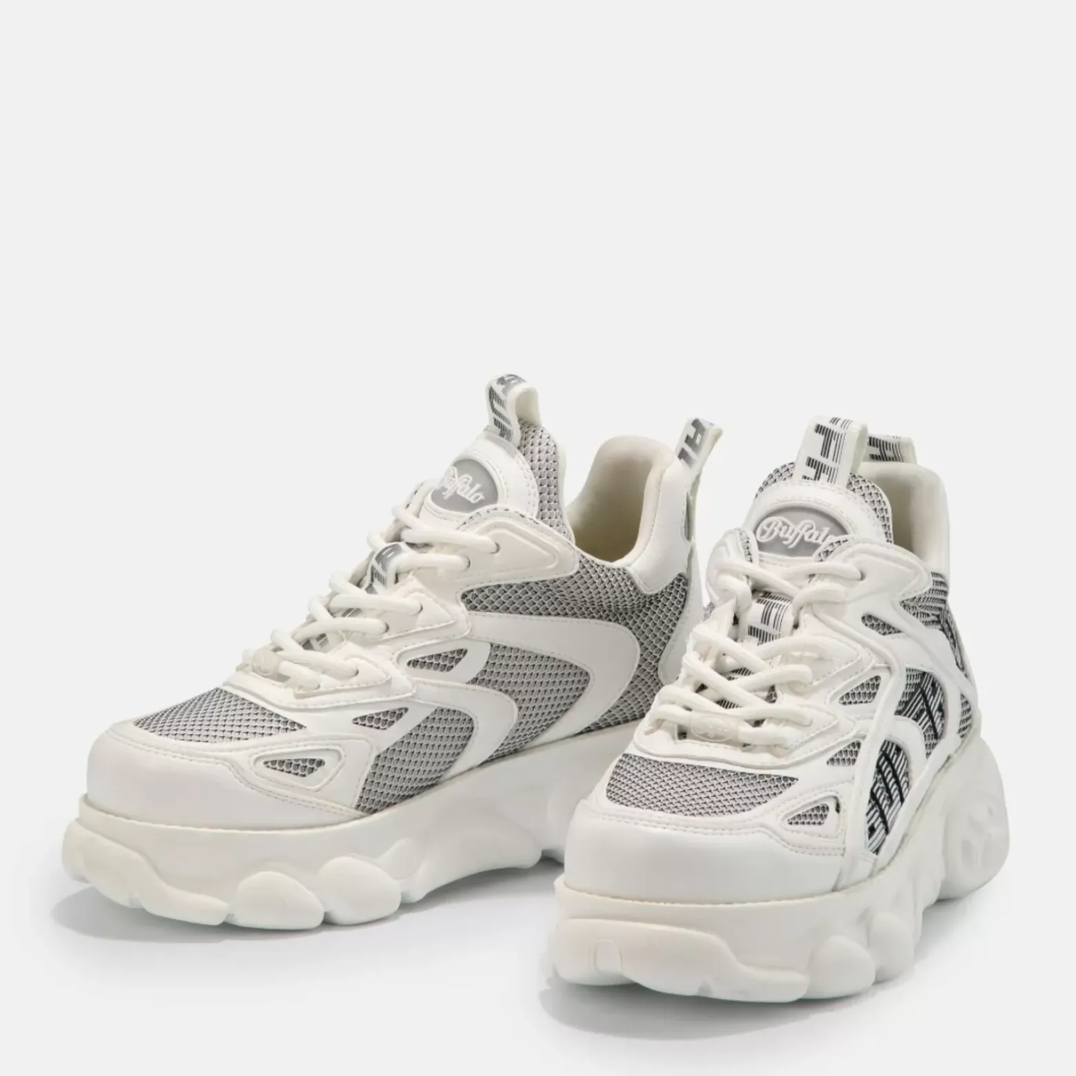 Best BUFFALO Cld Grid Baskets Basses Veganes Blanc