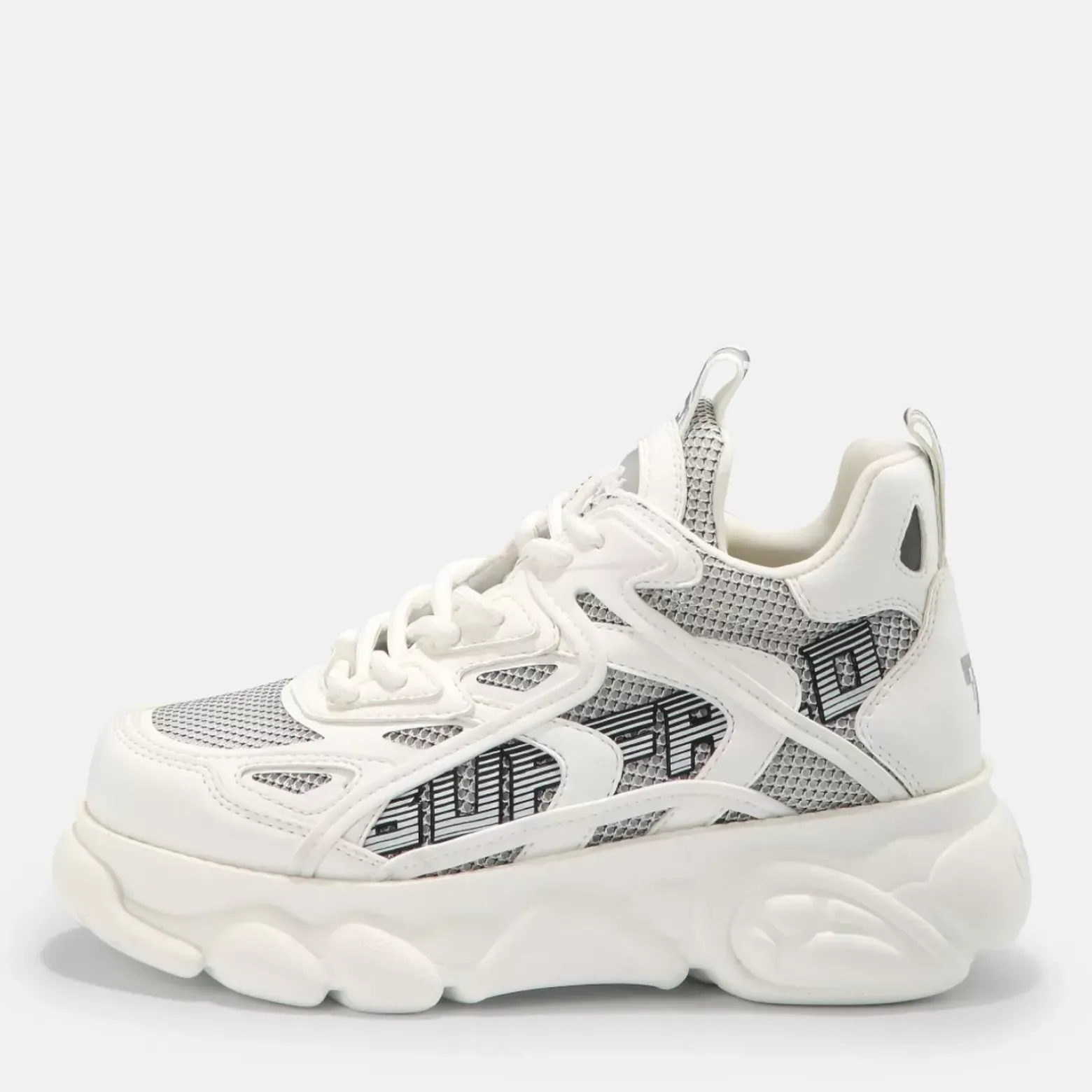 Online BUFFALO Cld Grid Men Baskets Veganes Blanc